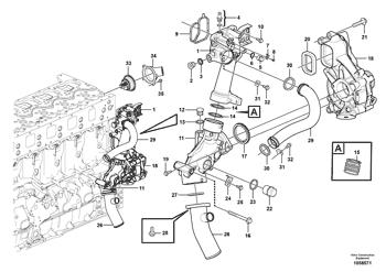 China 21469157 Coolant Pump Volvo.Heavy parts for sale