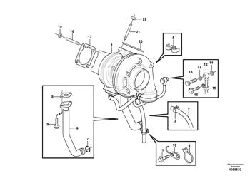 China VOE20999737 Turbocharger Volvo.Heavy parts L60F, L70F, L90F for sale