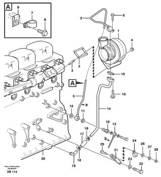 China VOE11162409 Turbocharger Volvo.Heavy parts EC330B, EC360B for sale