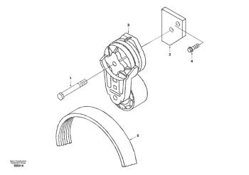 China SA3911561 Belt Volvo.Heavy parts for sale