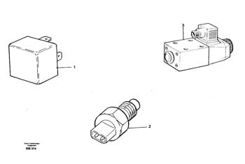 China VOE3986621 Solenoid valve Volvo.Heavy parts A20C, A25C, A30C, A35C, A40 for sale