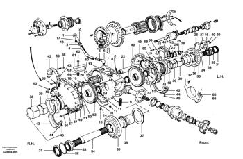 China CH29494 Bearing Volvo.Heavy parts G700 MODELS, G700B MODELS for sale