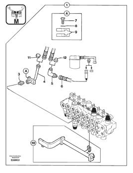 China PJ4690282 Flange Volvo.Heavy parts EC14 for sale