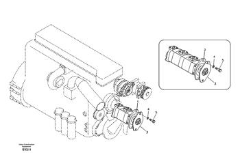 China VOE14525545 Gear Pump Volvo.Heavy parts EC330B, EC360B, EC460B for sale