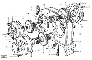 China CH42153 Gear Volvo.Heavy parts G700 MODELS for sale