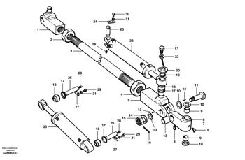 China CH62489 Pin Volvo.Heavy parts G700 MODELS, G700B MODELS for sale