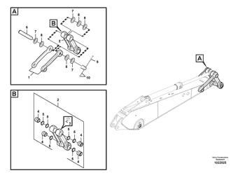 China VOE14540003 Pin Volvo.Heavy parts EC200B, EC200D, EC210B, EC210C, EC210D, EC220D, EC220E, EC235C, EC235D, ECR235C, ECR235D, ECR235E, EW205D, EW230C, FC2121C, FC2421C for sale