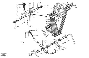 China CH78423 Control Volvo.Heavy parts G700 MODELS, G700B MODELS for sale