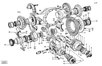 China CH49961 Hexagon screw Volvo.Heavy parts G700 MODELS, G700B MODELS for sale