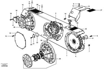 China CH68919 Brake Shield Volvo.Heavy parts G700 MODELS, G700B MODELS for sale