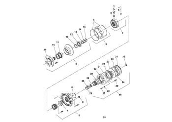 China RM13281860 Brake piston Volvo.Heavy parts CR24/CR30 for sale