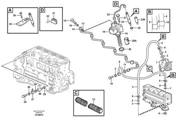 China VOE20483467 Injector Volvo.Heavy parts EC240B, EC290B, G700B MODELS, L110E, L120E for sale