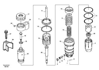 China SA3411821 Injector Volvo.Heavy parts for sale