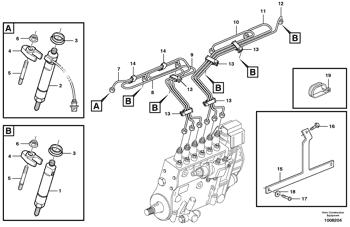 China VOE11162407 Injector Volvo.Heavy parts A25D, A30D, EC330B, EC360B, G700B MODELS, L150E for sale