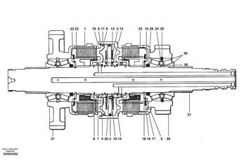 China CH11305 Valve Volvo.Heavy parts G700 MODELS, G700B MODELS for sale