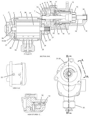 China 1055080 STARTING MOTOR GP-AIR Caterpillar parts 3406B, 3406C, 3406E, 3408, 3408C, 3408E, 3456, C-15, C-16, C15, C18, CX31-C15I, CX35-P800, TH35-C15I for sale