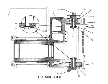 China 1054079 PIN-HITCH Caterpillar parts D25D, D350E, D350E II, D400E, D400E II, D40D for sale