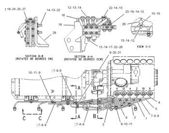 China 1043038 SCREW-MACHINE Caterpillar parts 16G, 16H NA, 3406B, 3406C, 3408, 3408C, 3412, 3412C, 375, 375 L, 5080, 578, 583R, 587R, 589, 621E, 621F, 623E, 623F, 627B, 627E, 627F, 631E, 637E, 657E, 769C, 771C, 814B, 824G, 825G, 826C, 826G, 834B,... for sale