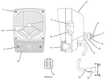 China 3E-7586: Lamp Assembly Caterpillar for sale