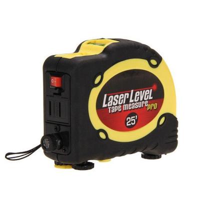 China LV-07 horizontal vertical measuring line laser level measuring tape for sale