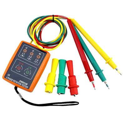 China Easy Operation SM852B 3 Meters Phase Sequence Rotation Indicator Tester Detector Controller for sale