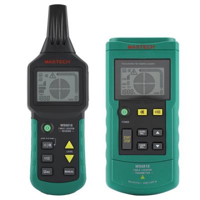 China Professional Construction Industry Cable Detector Cable Metal Pipe Locator Detector Tester MS6818 for sale