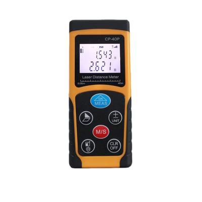 China CP-40P 40M Digital Laser Distance Meter Range Finder Area Volume Measure 110mmX47mmX27mm for sale