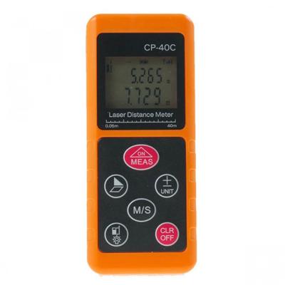 China CP-40C Digital Volume Laser Distance Meter Handheld Indicator 40 Meter Laser Gauge for sale