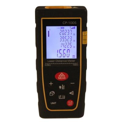 China CP-100s 100m Digital LCD Display Laser Distance Meter Rangefinders Handheld Measure 104x72x41mm for sale