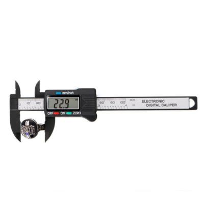 China Inside 150mm LCD Digital Electronic Carbon Fiber Vernier Caliper 6 Inch Measuring Micrometer Measuring Tool for sale