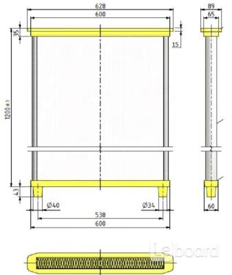 China Building Material Shops High Quality Industrial Pleated Air Filter Plate 1 64399011 Elements for sale