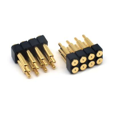 China audio & Customized 8pin spring rod battery connector video pogo male connector for sale