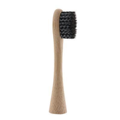 China Home replace your toothbrush heads with bamboo handle brush heads to refill your electric toothbrush for sale