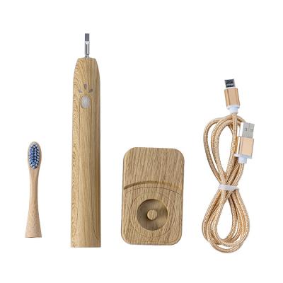 China Rechargeable Children's Good Feeling Bamboo Replacement Heads Rechargeable Direct Filling and Cordless Filling Electric Toothbrush for sale