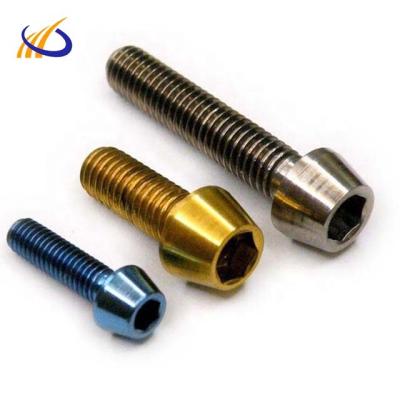 China High precision titanium m6 Motocycle bolt for motorcycle for sale