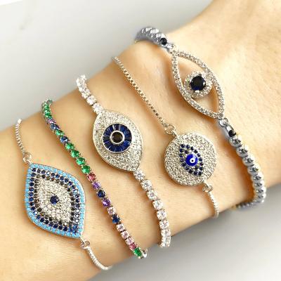 China 2020 Hollow-cut design for Lucky Gifts New Turkish evil eye bracelet friendship bracelets and bracelet boy and girl for sale