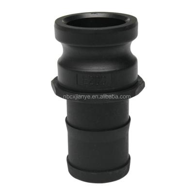 China Water Pipe Polypropylene Camlock Coupling Quick Fitting For Type E Pipe Leg for sale