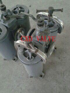 China CAST IRON Marine Duplex Oil Strainer JIS F7208 FOR KOREA MARKET for sale