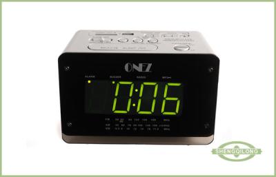 China AM / FM Tabletop Clock Radio With Alarm, 1.5