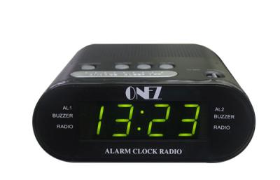 China Dual Alarm Tabletop Clock Radio with PLL AM / FM Tuner and Large LED Display for sale