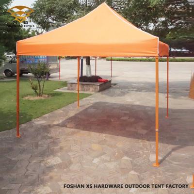 China Orange Foldable Outdoor 3X3 Gazebo Restaurant Tent For Cafe for sale