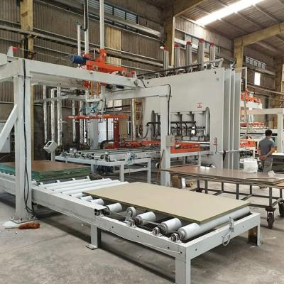 China Furniture board machine MDF best and cabinet price new generation melamine board and hdf laminating hot press machine for sale