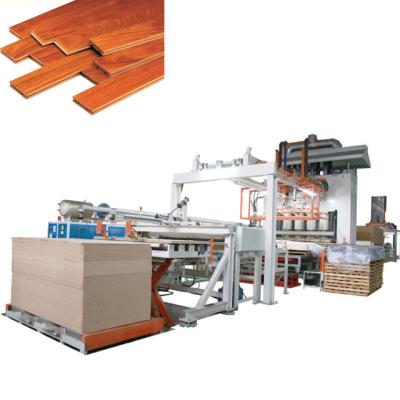 China Factory HDF MDF Laminate Flooring Production Line Laminate Flooring Hot Press Machine for sale