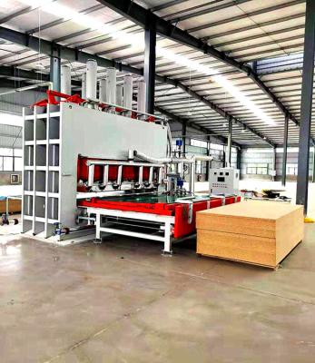 China Factory 1600T Double Sides Melamine Board Short Cycle Laminating Hot Press Machine for sale