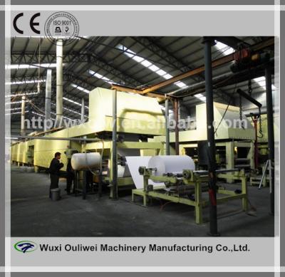 China Impregnating Line of Hot Press Machine Corollery Device Machine Melamine Hot Press Impregnating Paper Line for sale