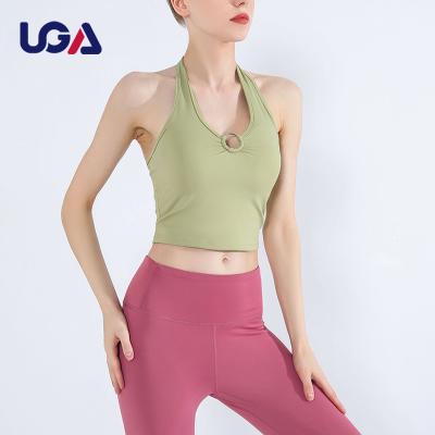 China Custom Made Breathable Sporty Design Breathable Sleeveless Fashionable T-shirt Summer Tank Top Elastne Polyester Vest Quick Dry Stretch Clothes for sale