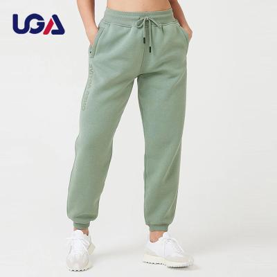 China Wholesale Fashion Wear Cotton Sweatpants Women Breathable Active Custom Simple Joggers White Pants for sale