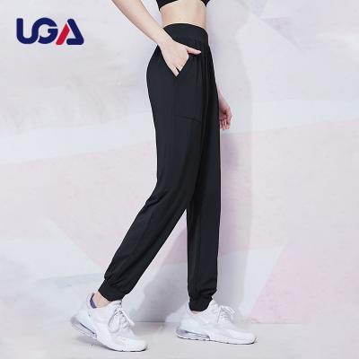 China Breathable Loose Comfortable Breathable Street Style Elastic Outdoor Leisure Yoga Gym Sports Running Pants Jogging Pants for sale