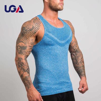 China Hot Sales Summer QUICK DRY Canada Breathable Goos Invest Men Exercise Quick Dry Sleeveless Slim Fit T-Shirts Sports Invest for sale