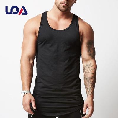 China Wholesale QUICK DRY Sports Gym Clothing Mens Beach Tops For Men Fitted U Neck Cotton Runner Back Support Outdoor Comfortable Running Vest for sale